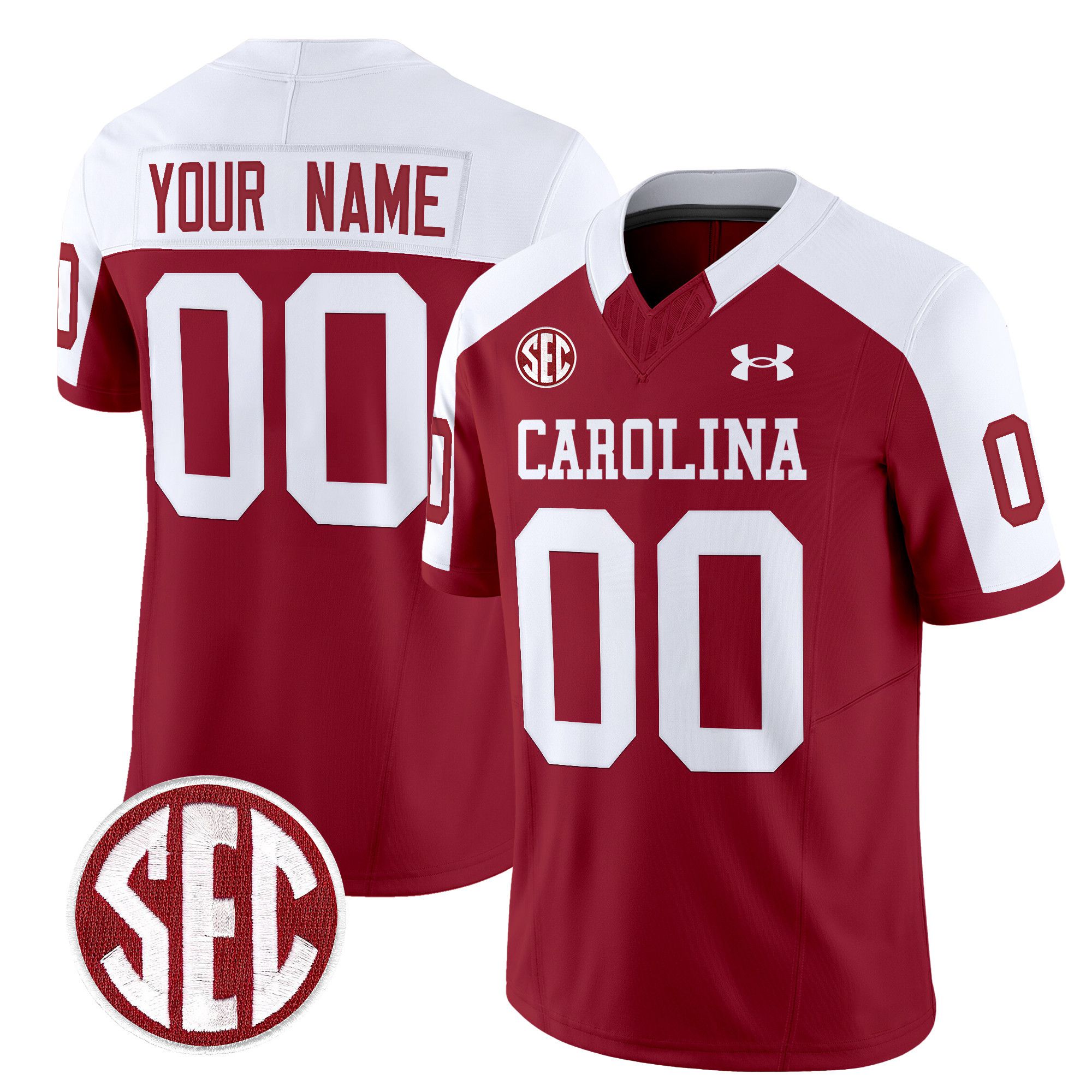 Men South Carolina Gamecocks Red 1980 Throwback Vapor Limited 2024 Custom NCAA Jersey style 1->customized nfl jersey->Custom Jersey
